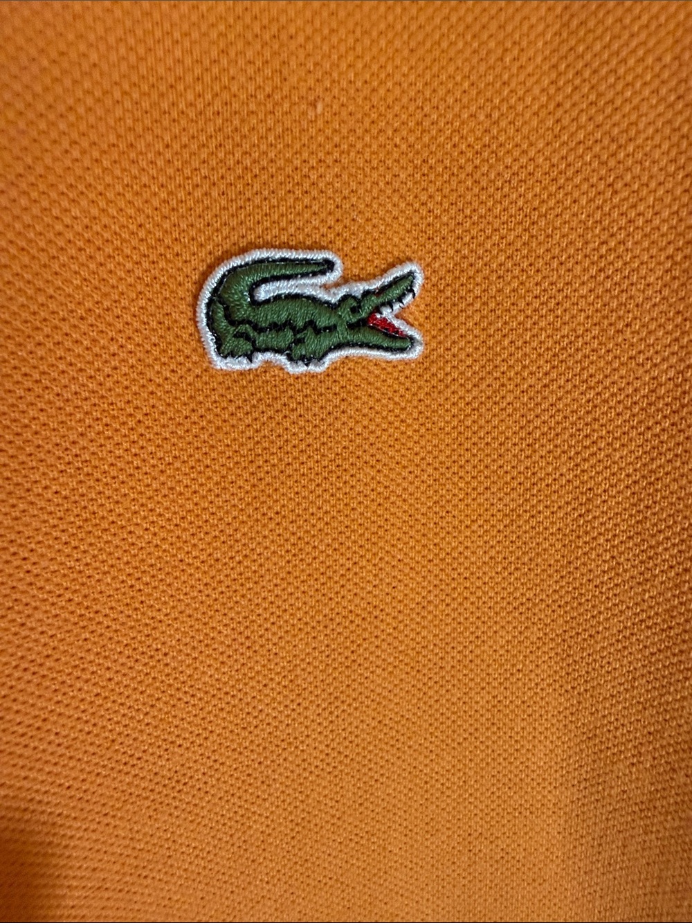 🔥 Classic Lacoste Piqué Polo Shirt – Vibrant Orange XXL/XXXL - Picture 5 of 12